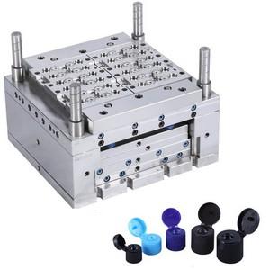 Hot runner flip top cap injection mold Hot runner flip top cap injection mold