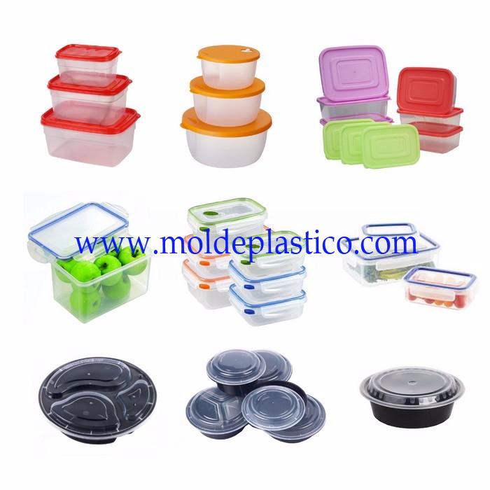 2 Cavity Custom Plastic Thin Wall Food Container Injection Mould